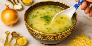 Arabische Fadennudelsuppe mit orientalischen Gewürzen